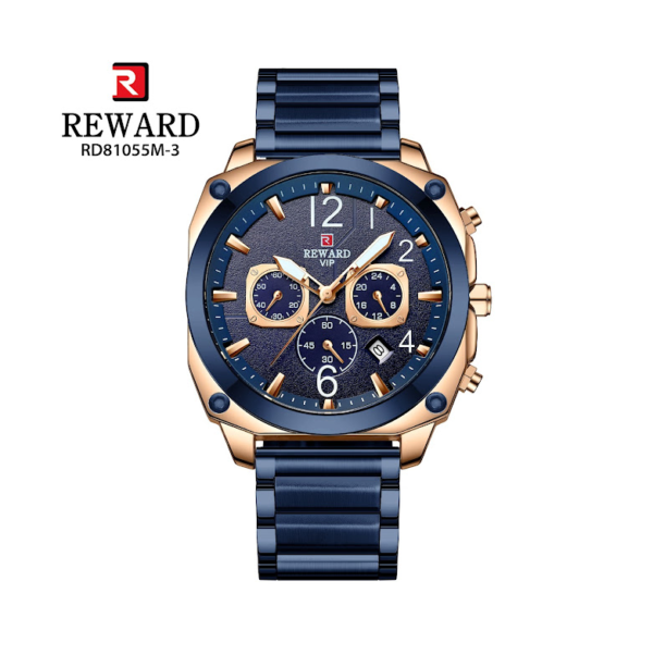 RELOJ REWARD METALICO HOMBRE